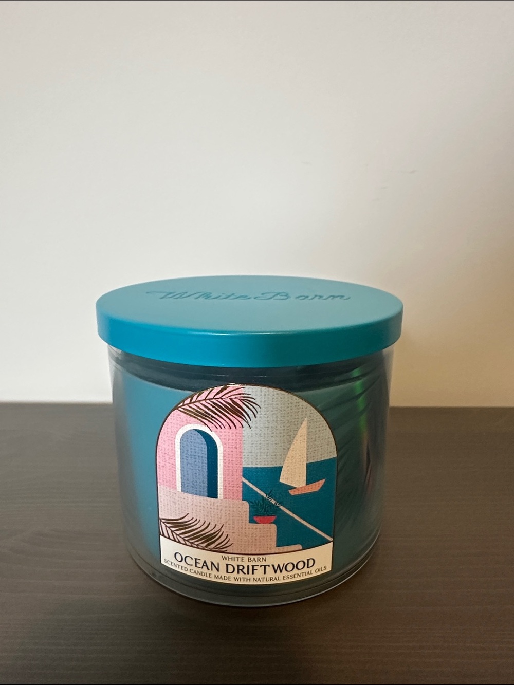 White Barn Ocean Driftwood 3-Wick Candle